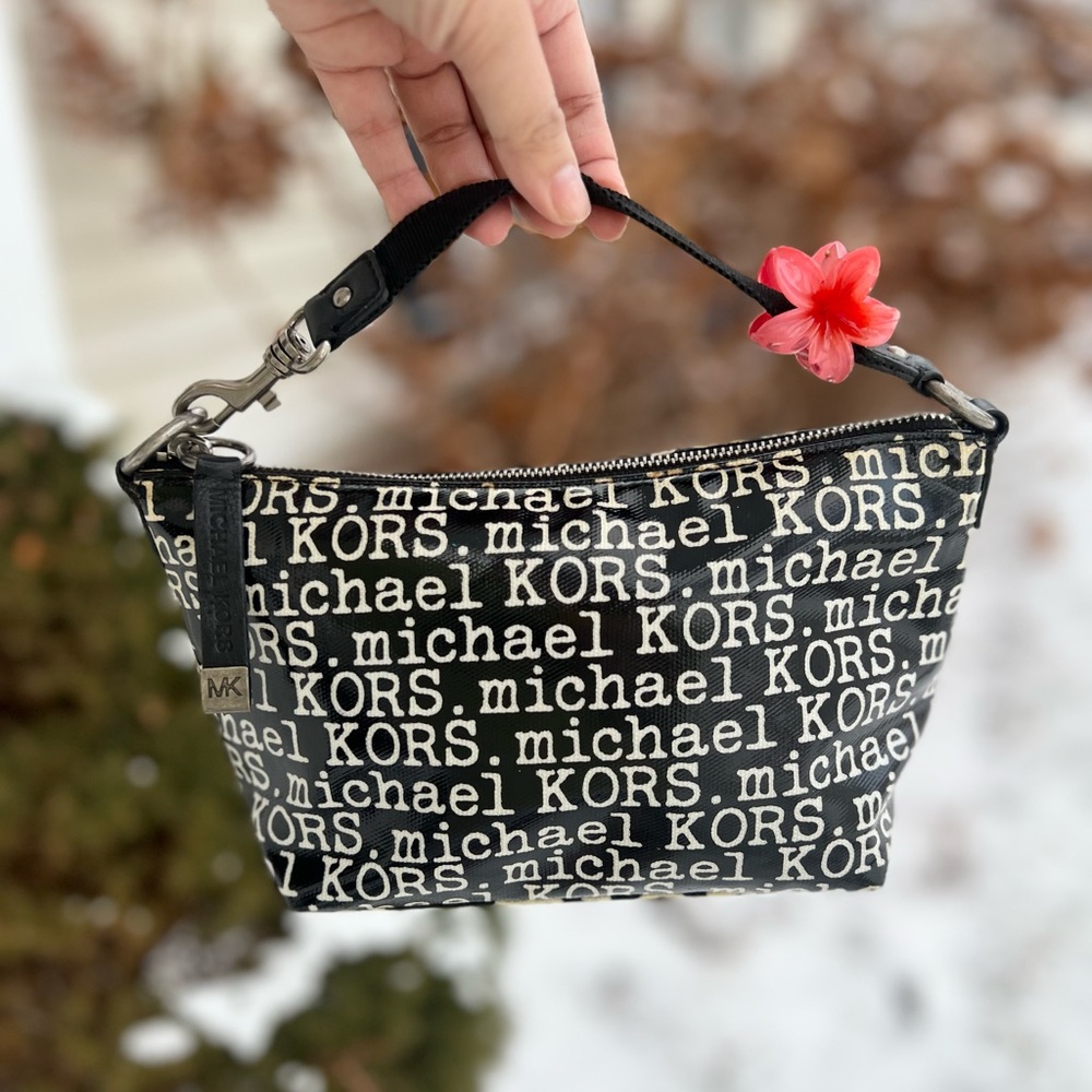 Michael Kors Black and White Mini Bag
